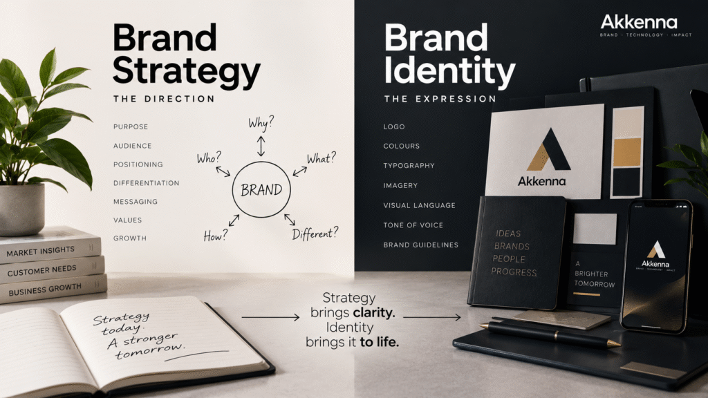 Brand Strategy vs Identity