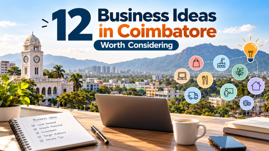 12 Business Ideas in Coimbatore Worth Considering