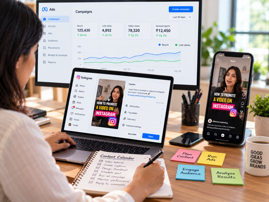 Since there’s no image attached, here are a few options depending on what you pair with the “How to Promote a Video on Instagram” post, the most recent one we finished. Pick the one matching your actual image, or tell me what it shows.